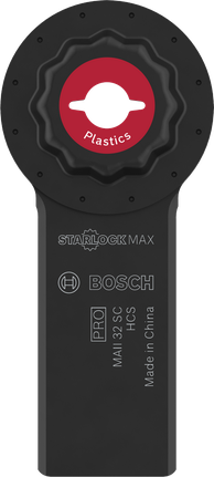 Hoja multiherramienta Bosch PRO MAII 32 SC para plásticos.